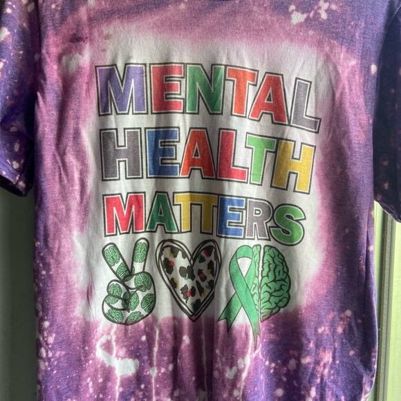 Mental Health Matters handmade Sublimated Shirt - Picture 1 of 2